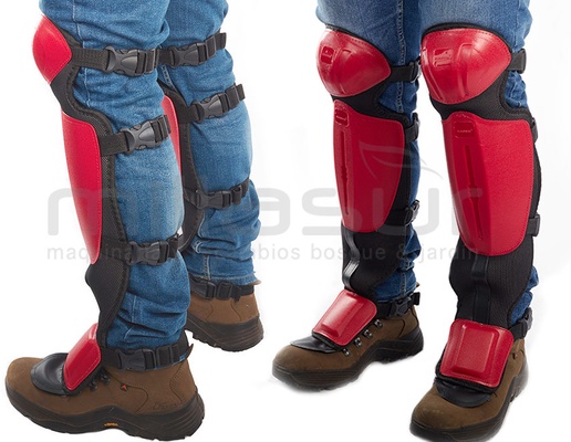 Juego de Espinilleras Largo Desbrozadora